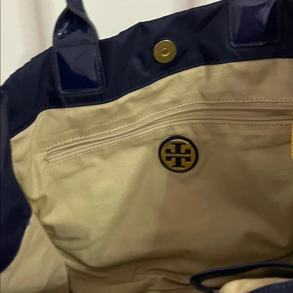 Tory Burch Ella Tote Tory Navy